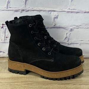 Taos Main Street Black Lace Up Boots